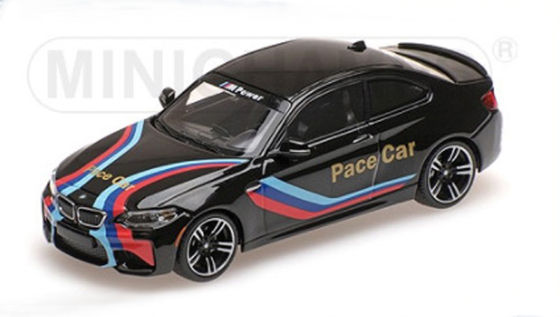 BMW F87 M2 Coupe 2016 PACE CAR 1:43 BMW F87 M2 Coupe 2016 PACE CAR 1:43